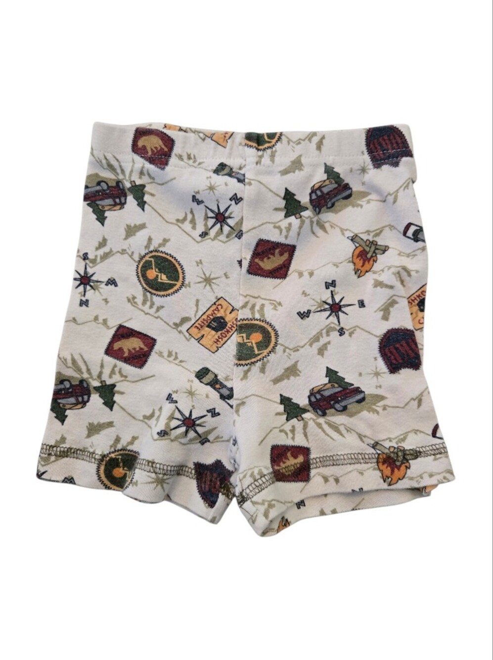 Vintage Y2k Osh Kosh B'gosh Camping Patterned Shorts